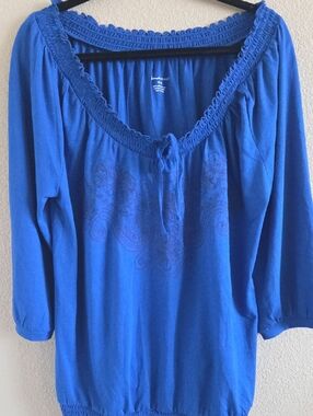 Lane Bryant Royal Blue Top